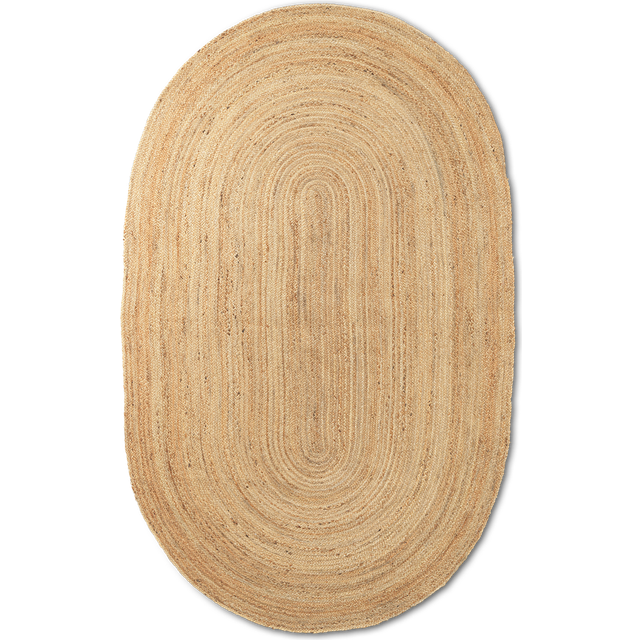 Eternal Oval Jute Rug Large Natural Ferm Living