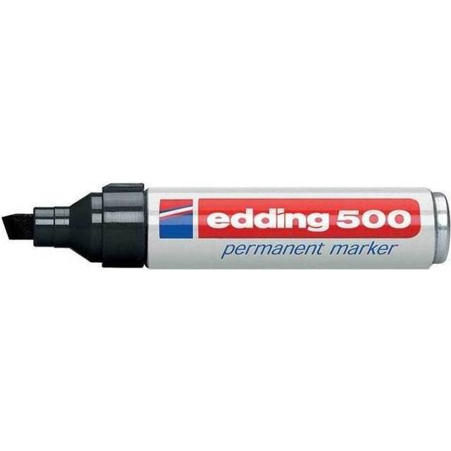 Edding Edding 500 Permanent Marker Chisel Tip 2-7mm Line Black Ref 4-500001 [Pac