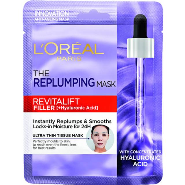 L&#39;Oreal Paris Revitalift Filler Hyaluronic Acid Replumping Tissue Mask