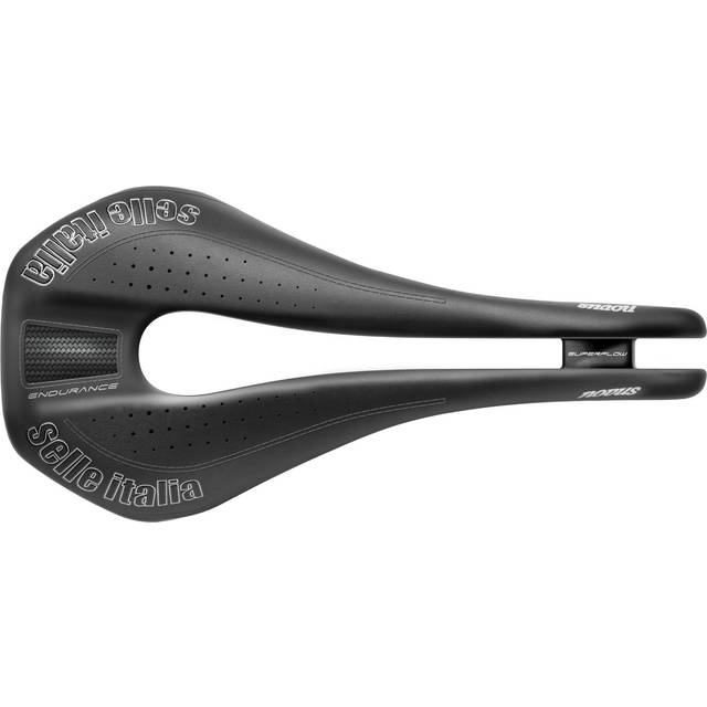Selle Italia Novus Super Flow Endurance TI316 sadlar – svart, storlek S3