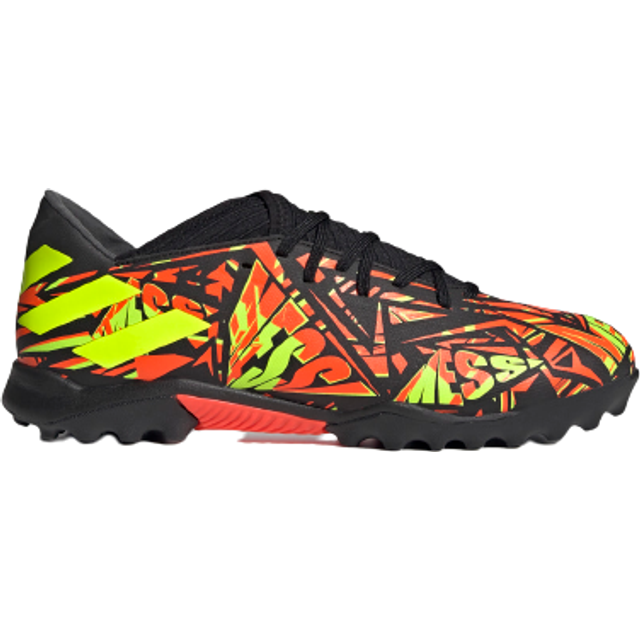 adidas x Messi Nemeziz.3 TF 'Black Orange' FW7429 - Black/Orange - 7.5