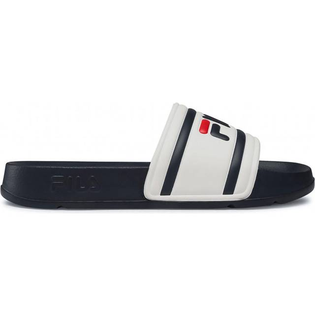 FILA herr Loafer morro bay tofflor, Vit fila marinblå, 43 EU