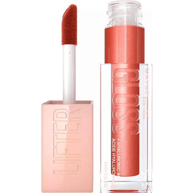 Maybelline New York Lifter Gloss, Hydrating Lip Gloss with Hyaluronic Acid  009 Topaz