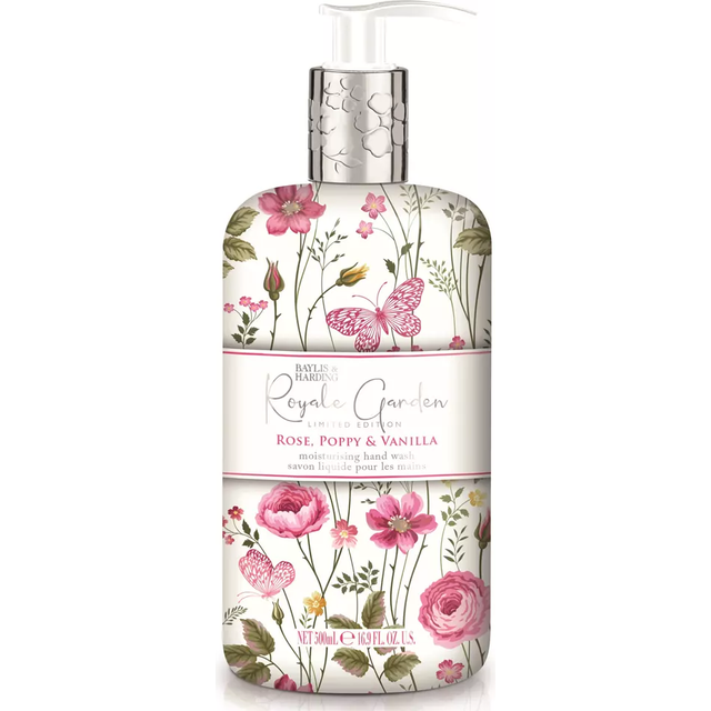 Baylis & Harding Royale Garden Rose, Poppy & Vanilla Hand Wash - 1843 ml