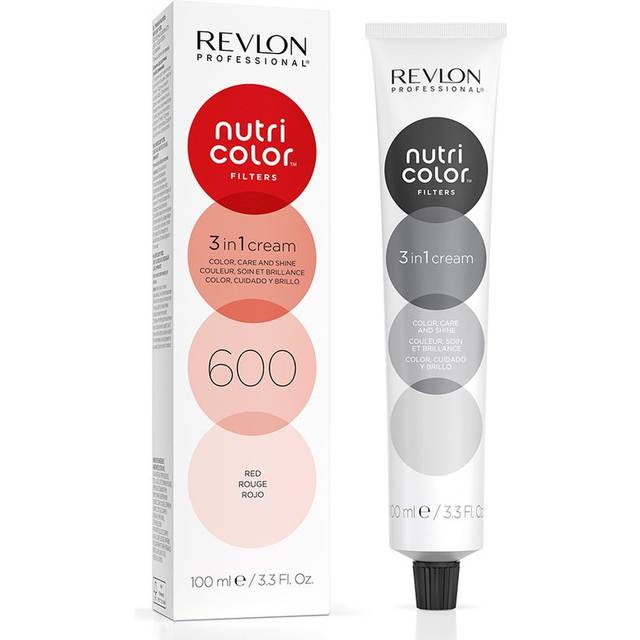 Revlon Nutri Color Filters 600 Red 3 In 1 Hair Colour 100ml