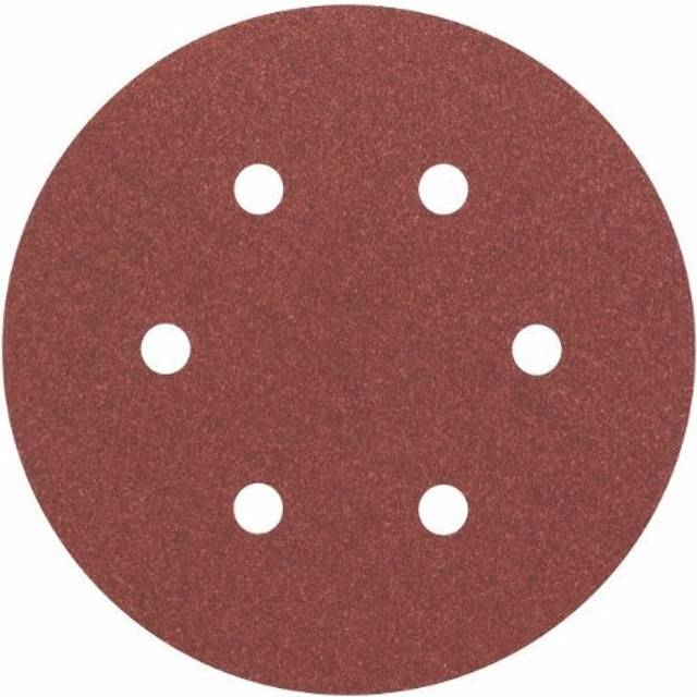 Bosch Red Wood Sanding Disc 150mm 150mm 120g Pack of 5