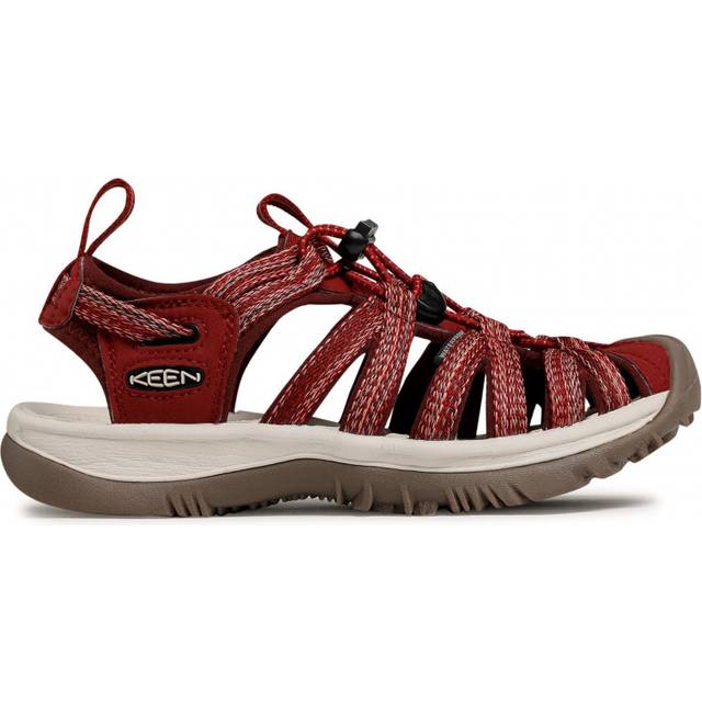 KEEN Whisper Sandals | Women's Red Walking Sandals | Waterproof Hiking Sandals - UK 2.5 / 35 / US 5