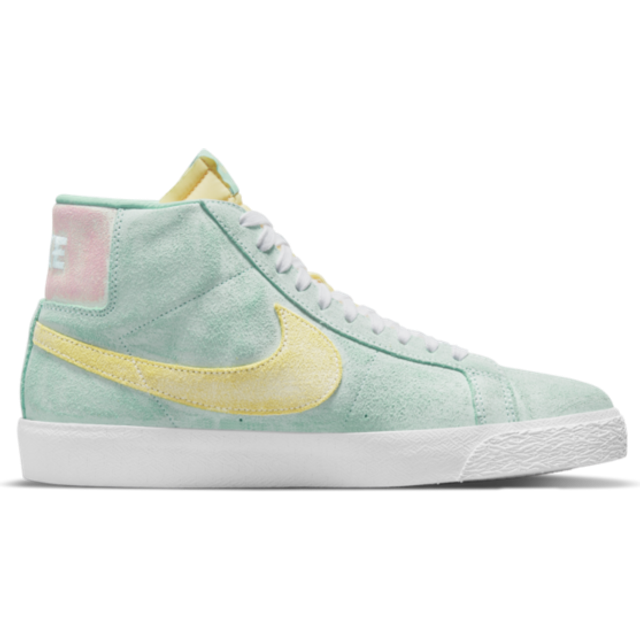 Nike Zoom Blazer Mid Premium SB 'Light Dew Zitron' DA1839-300 - Green/Yellow/Pink - 7.5
