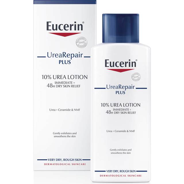 Eucerin Urea Repair Plus 10% Urea Lotion 250ml - for Dry, Rough Skin - 48-hours Hydration - Face the Future