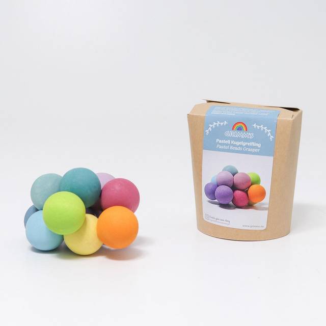 Grimms Träleksaker - Kulvinkel - Pastel - Grimms - One Size - Skallra