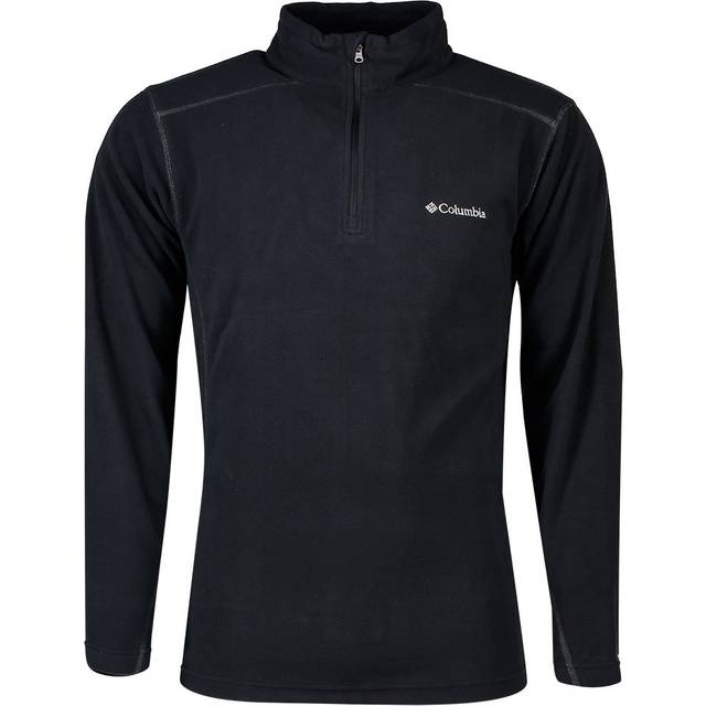 Men's Klamath 1/4 Zip Fleece, Black - XXL