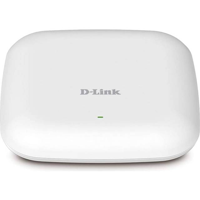 D-Link DAP-2662 trådlös AC1200 Wave 2 PoE-åtkomstpunkt med dubbla band (upp till 1200 Mbit/s, WiFi4U Ready, Nuclias Connect, MU-MIMO, tak-/väggmontering), vit