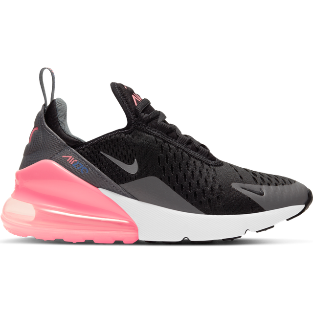 Nike Nike Black/Pink White Youth Air Max 270 Trainers