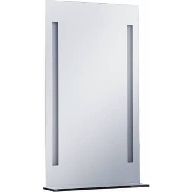 Badrumsspegel LED med hylla 60x100 cm