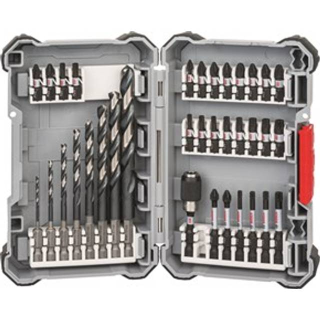 Bosch 35 Piece Impact HSS Drill Bit and Screwdriver Bit Set