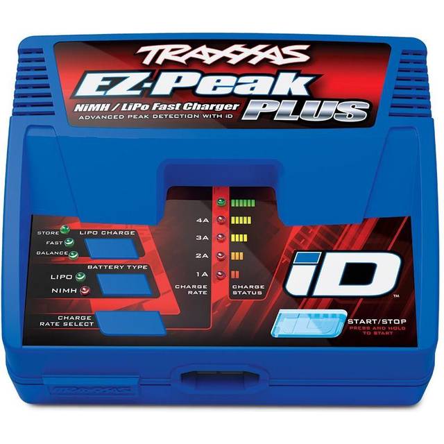 Traxxas EZ-Peak Plus 4Amp  NiMh/LiPo Fast Charger with ID Connector TRX2970TX