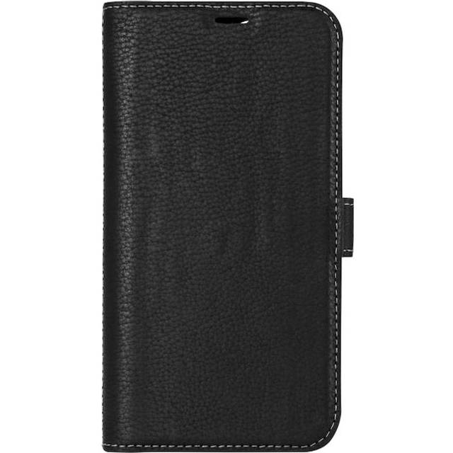 Essentials Läderfodral till iPhone 12/12 Pro - Svart