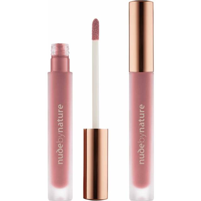 Nude By Nature Satin Liquid Lipstick 3.75ml - Plum