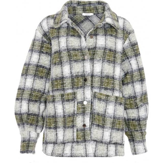 Viksa Jacket Wool Grey/Green