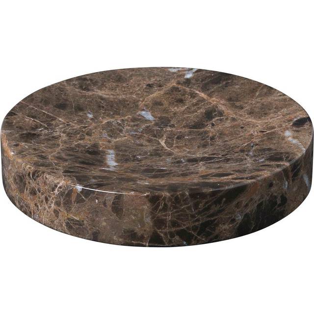Blomus – Marmorbricka Ø 11 cm, Brun, PESA