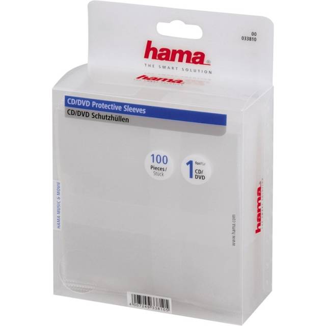 Hama Acetate CD Sleeves - Pack of 100
