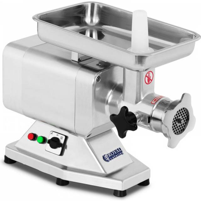 Royal Catering Stainless Steel Meat Grinder - 200 kg/hr - PRO RCFW-120PRO