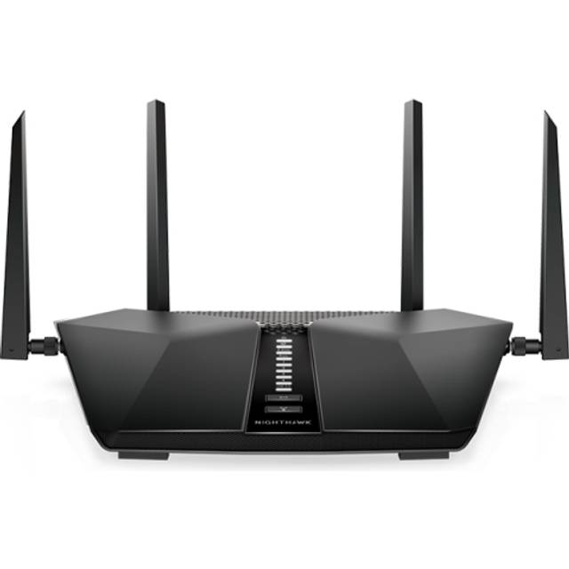 NETGEAR Nighthawk AX5 RAX43 - Trådlös router 4-ports-switch - 1GbE - Wi-Fi 6 - Dubbelband