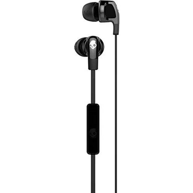 Skullcandy Buds 2 Noise Isolating Earphones with Inline Mic and Remote Control Moisture Resistant Oval Angled Comfort Blue Smokin' Long-Term blå