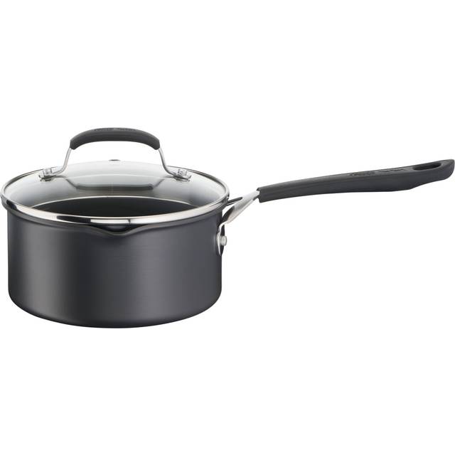 Tefal Jamie Oliver Quick & Easy kastrull hard anodised 2,1 L - Svart