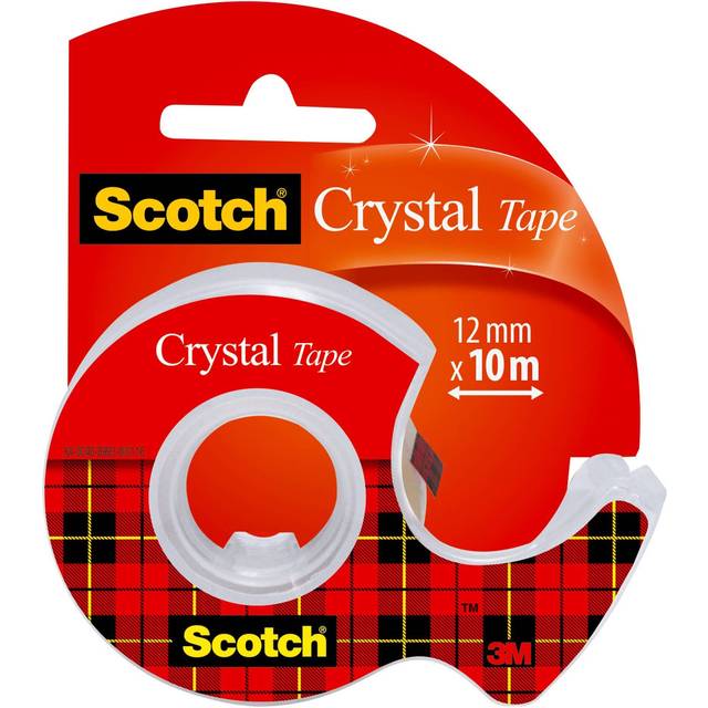3M 600H1210 Tape Scotch® Crystal Clear 600 Transparent 10 m x 12 m...