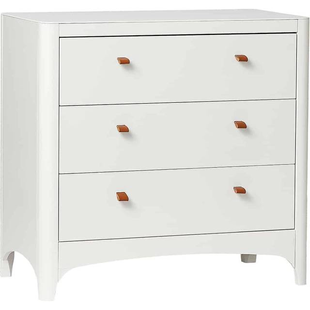 Leander Classic 3 Drawer Dresser - White