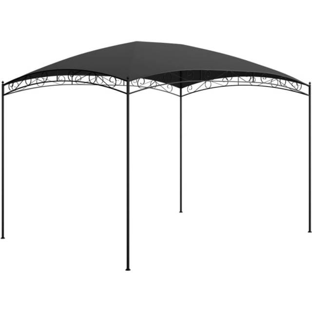 Gazebo 3x4x2.65 m Anthracite 180 g/m² Vidaxl