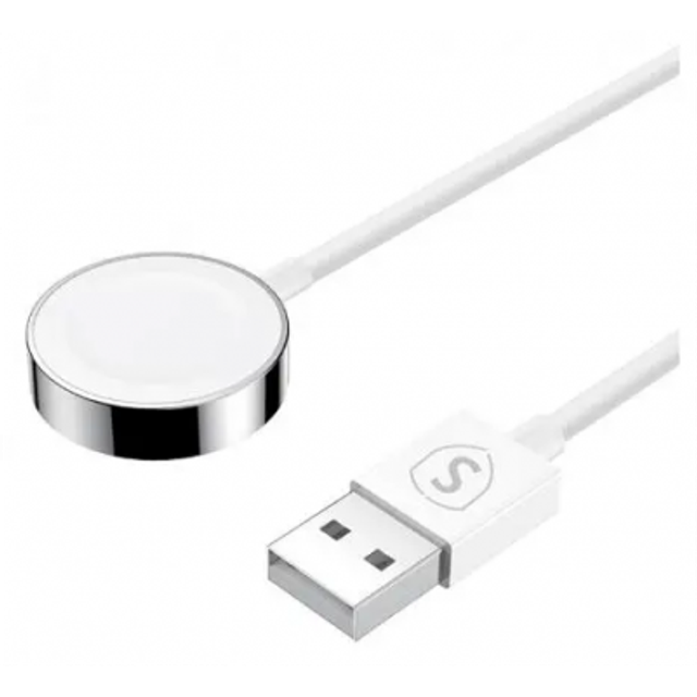 SiGN Magnetisk Laddare för Apple Watch, 2.5W, 3A, 1.2m - Vit