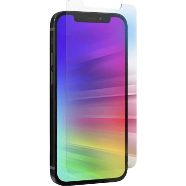 Zagg invisible shield glass elite visionguard+ screen protector, iphone 12 mini