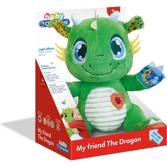 Clementoni Baby Dragon Interaktivt Gosedjur (SE+FI)