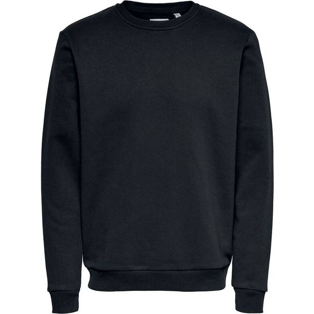 ONLY & SONS CERES CREW NECK Black