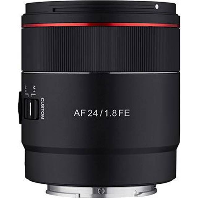 SAMYANG single focus lens AF 24mm F1.8 FE Sony E mount Full size compatible focus hold switch 887506 black