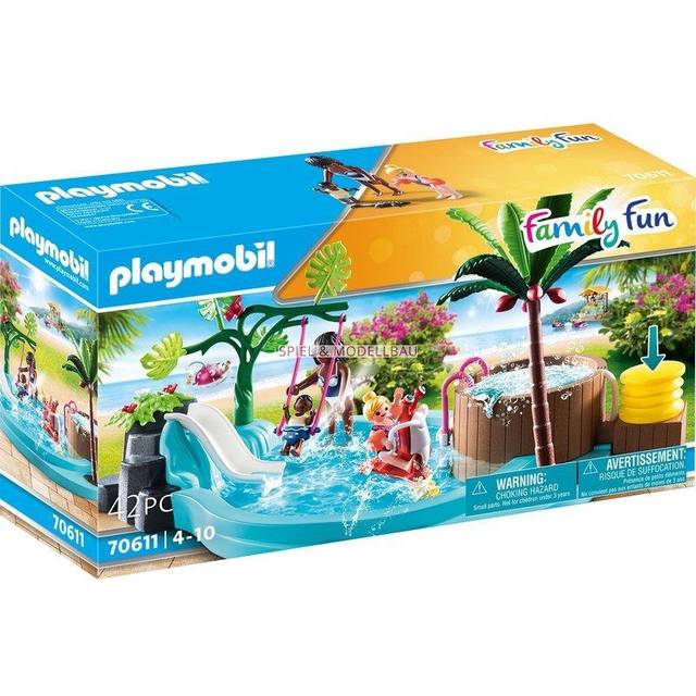 Playmobil Family Fun - Children's Pool with Slide: 70611