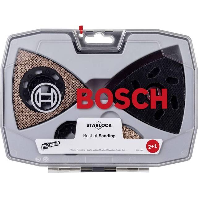 Bosch 3 Piece Universal Starlock Oscillating Multi Tool Sanding Set