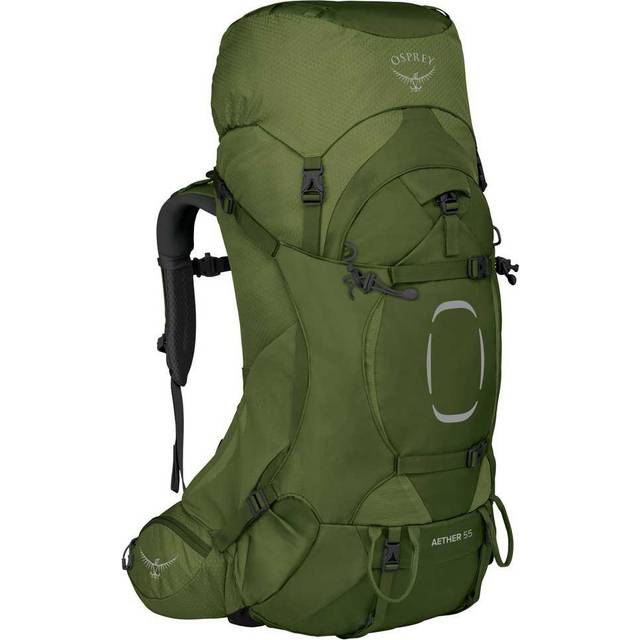 Osprey Aether 55L Trekking Backpack, S/M Garlic Mustard Green