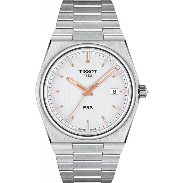 TISSOT PRX 40MM Stainless Steel Silver Dial Men's Watch T137.410.11.031.00 / T1374101103100 - 40 mm