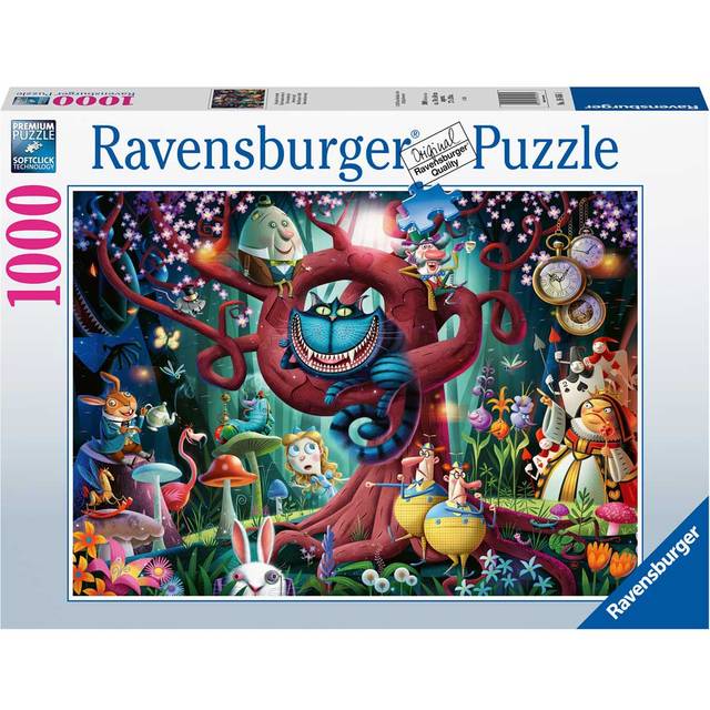 Ravensburger Almost Everyone is Mad (Alice in Wonderland) Jigsaw Puzzle (1000 Pieces)