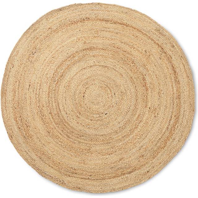 Ferm Living Eternal jutematta rund small Natural