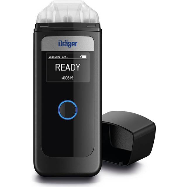 Dräger Alcotest® 4000 inklusive förkalibrering, tygpåse och 3 munstycken. Fri frakt