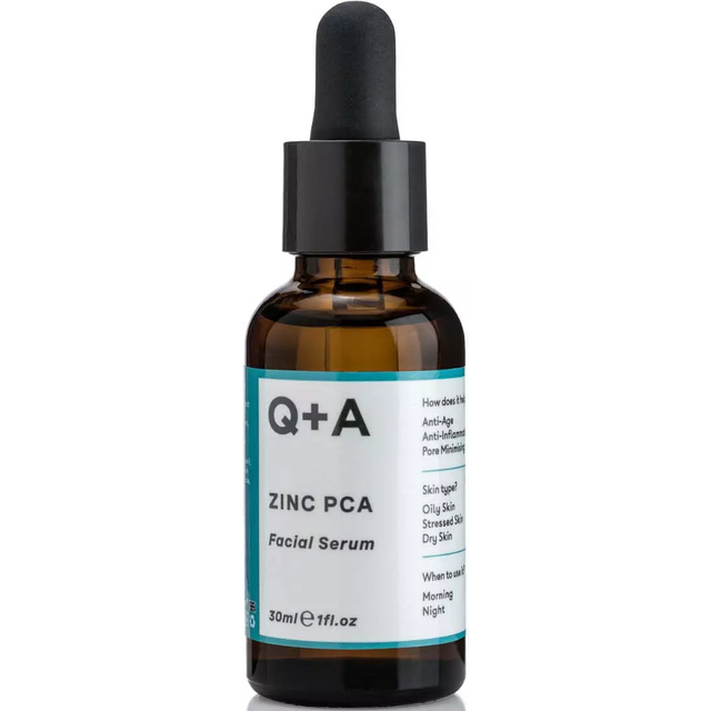 Q+A Zinc PCA Ansiktsserum med huduppmjuknande och por-minimerande effekt 30 ml