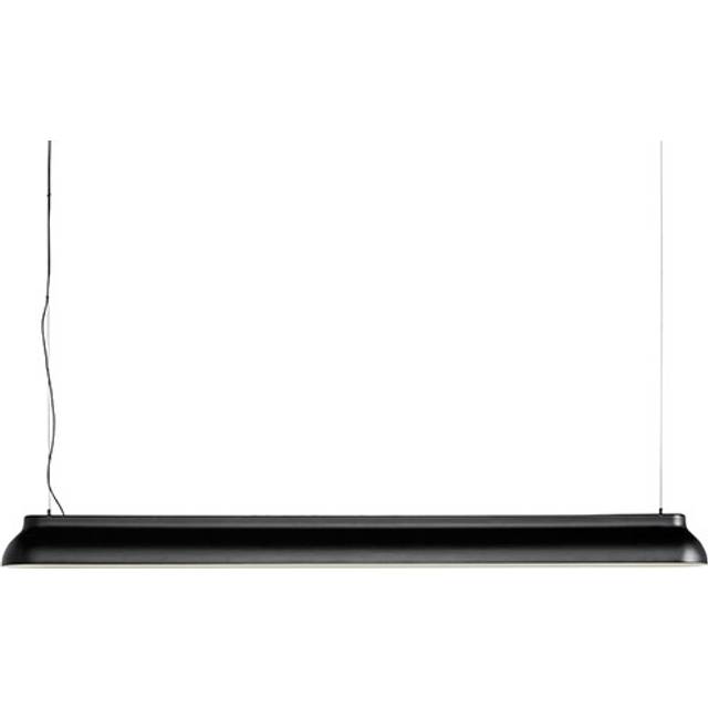 HAY - PC Linear LED Suspension Lamp - soft schwarz/nasslackiert/LxBxH 120x14x10cm/3000K/2300lm - soft black (10.0 x 120.0 x 14.0cm)