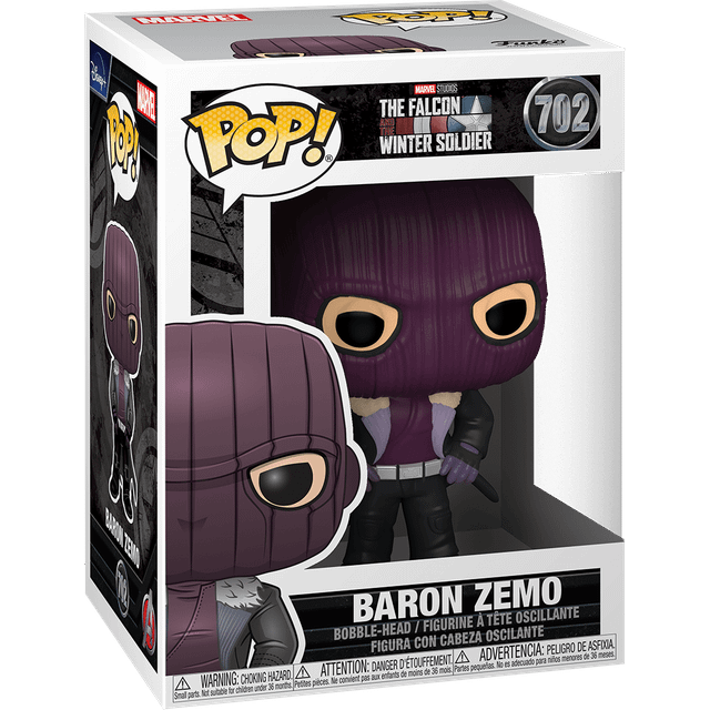 Funko POP! Marvel: The Falcon & Winter Soldier - Baron Zemo - Black&#47;Purple (One-Size)