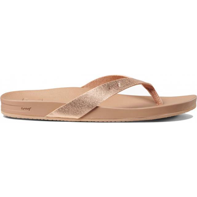 Reef Womens Cushion Court Rose Gold Sandal Leather - Size UK 5