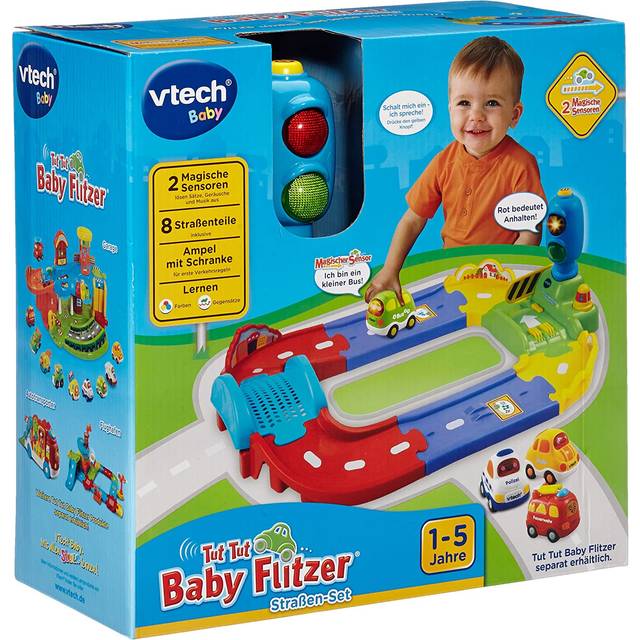 Vtech Baby 127804 – Tut Tut Baby Flitzer – Väguppsättning (tyska)
