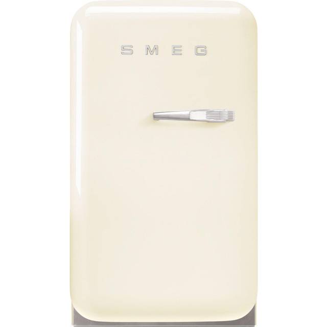 Smeg Left Hand Hinge Mini Bar FAB5LCR5 72cm High Fridge - Cream - D Rated